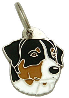 Boiadeiro de Appenzell <br> (placa de identificação para cães, Gravado incluído)
